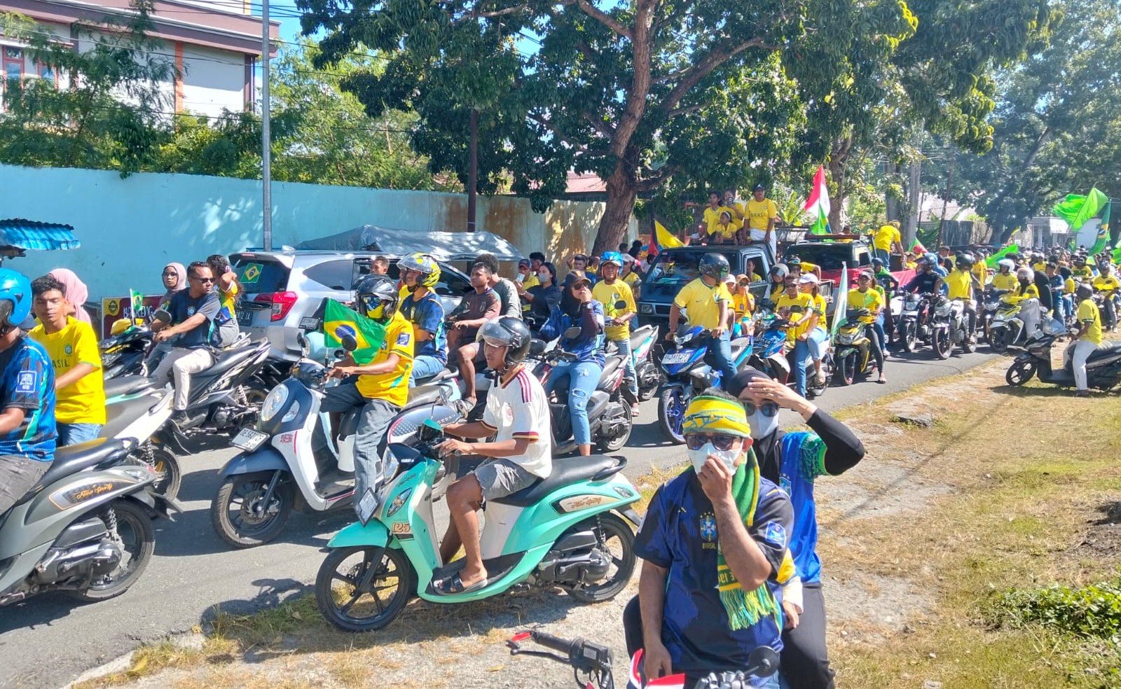 Euforia Piala Dunia 2026: Ribuan Suporter 10 Negara di Malra dan Tual Gelar Konvoi Akbar dari Stadion Maren hingga Lapangan Lodar El