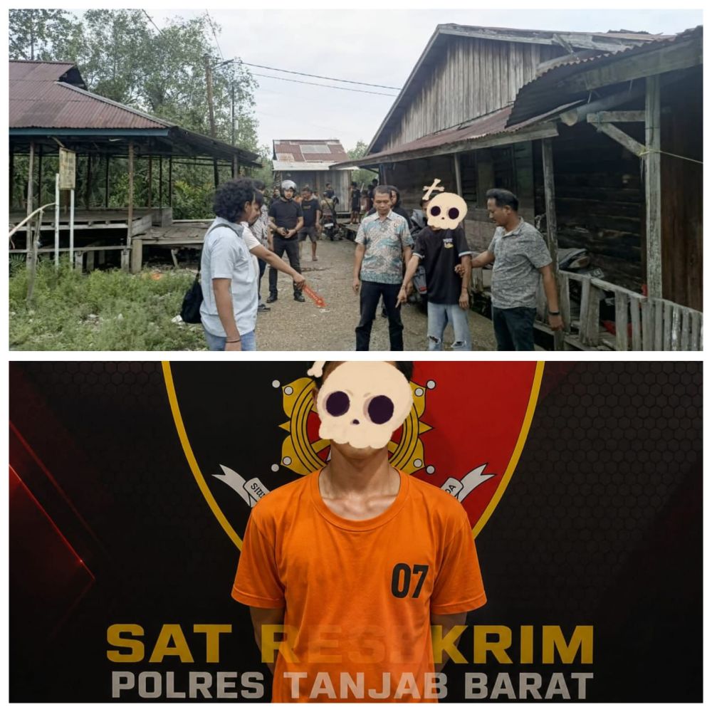 Pemuda 25 Tahun Tikam Petani di Pasar Sialang, Polres Tanjab Barat Bekuk Pelaku Kurang dari 3 Jam
