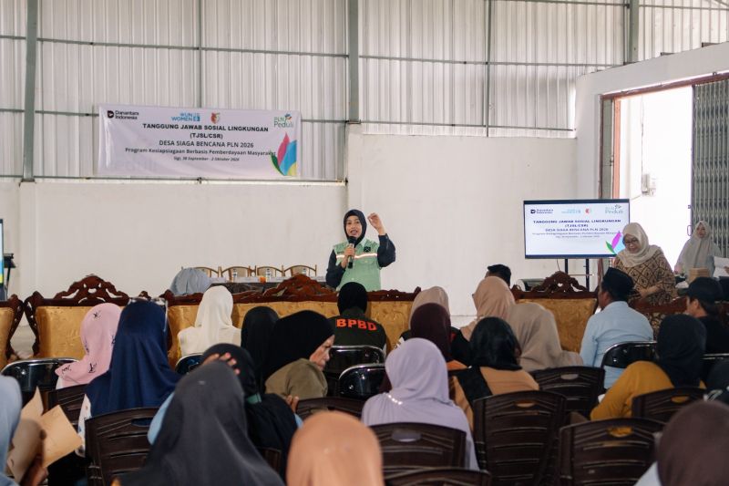 PLN UP3 Palu dan BPBD Sigi Edukasi Warga Desa Sidera soal Kesiapsiagaan Bencana Lewat Program Desa Siaga