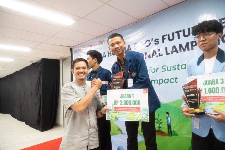 Mahasiswa Fakultas Pertanian Unila Juara Kompetisi Astra Honda SDGs 2026 Lewat Inovasi Limbah Tongkol Jagung di Pesawaran