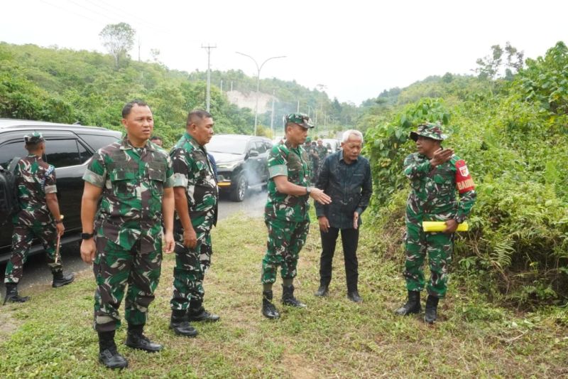 Pangdam XXIII/Palaka Wira Tinjau Langsung Lokasi Pembangunan Yonif TP dan Markas Kodim Baru di Banggai