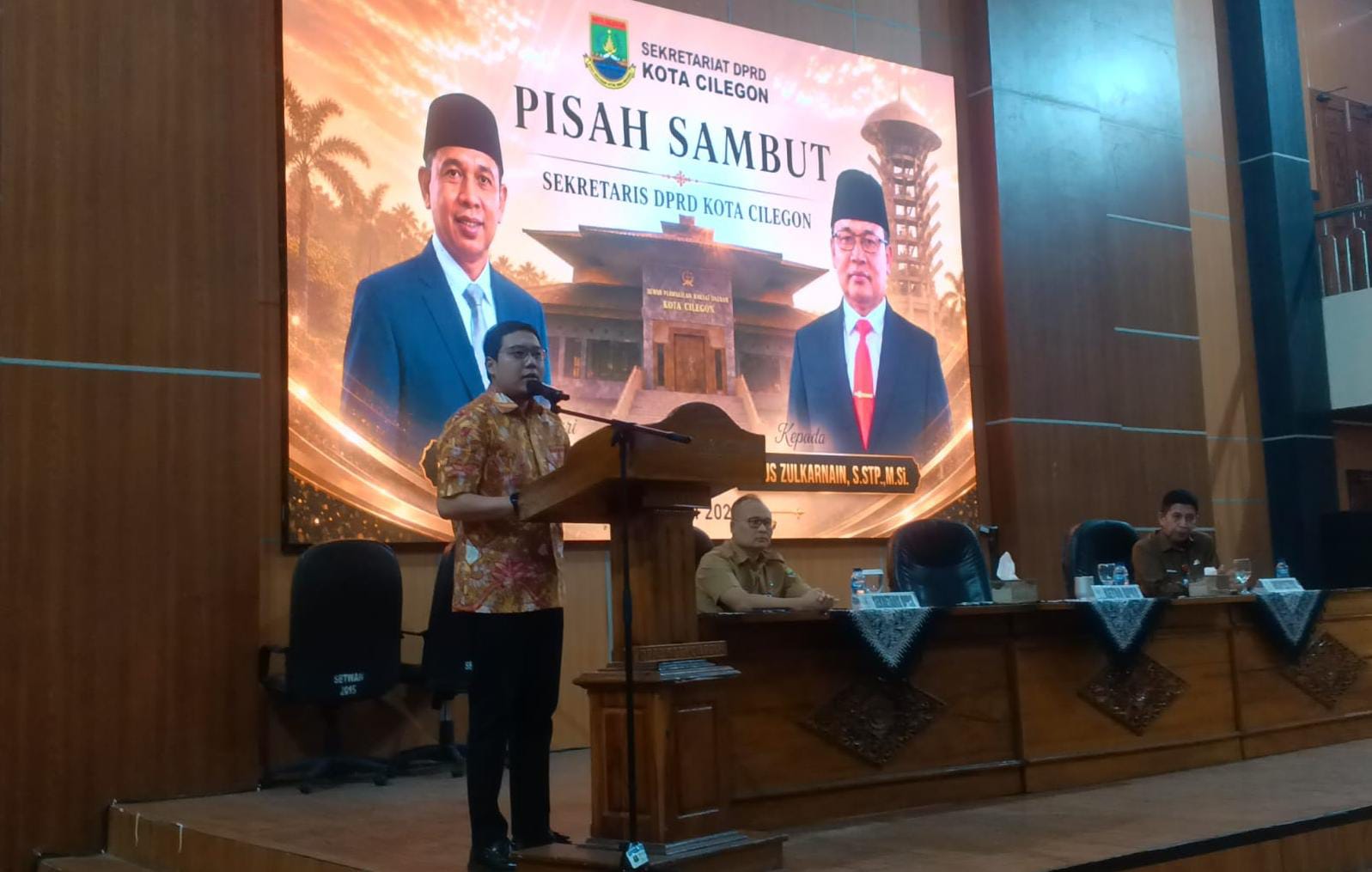 Ketua DPRD Cilegon Rizki Khairul Ichwan Pesan Humoris ke Inspektur Baru: Tolong Jangan Galak-Galak, Kawal Administrasi Kami