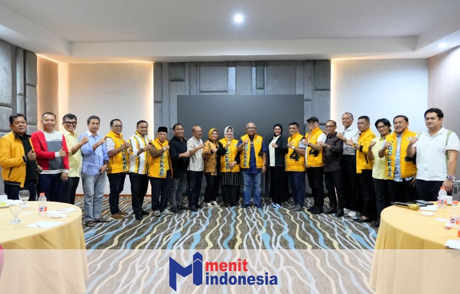 22 DPD II Golkar Sulsel Kompak Kawal Ilham Arief Sirajuddin Kembalikan Formulir Calon Ketua DPD I