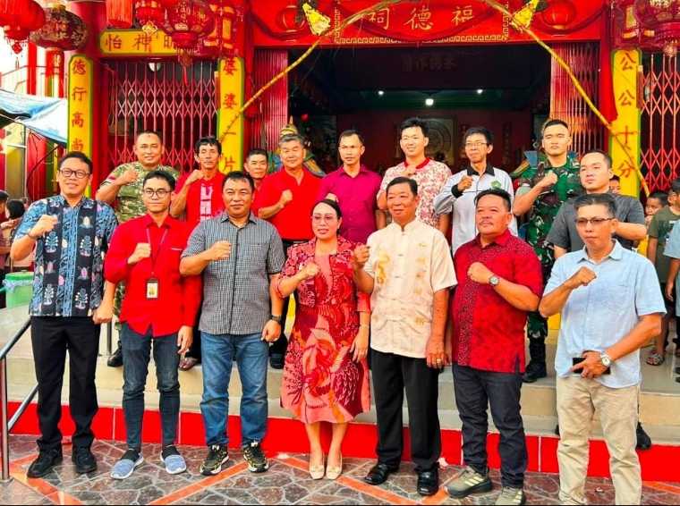 Wakil Bupati Sanggau Susana Herpena Hadiri HUT ke-141 Kelenteng Pekong Tri Dharma, Serukan Toleransi
