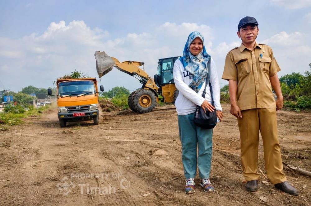 HUT ke-81 RI di Bangka Barat: PT Timah Bantu Siapkan Eks Lapangan Golf Mentok untuk Pawai Pembangunan dan Gerak Jalan