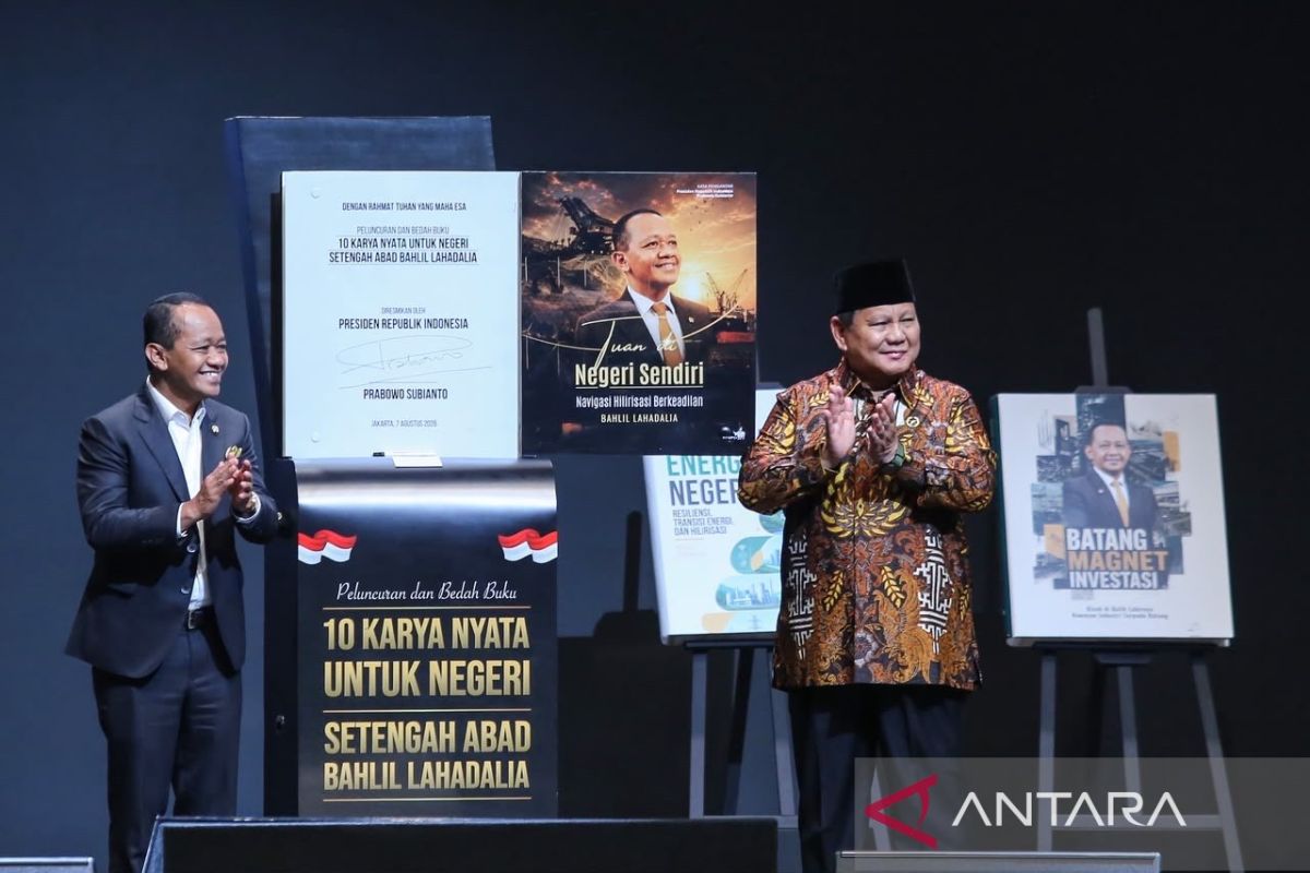 Presiden Prabowo Resmikan Peluncuran 10 Buku Bahlil di Jakarta, Sebut Sosoknya Inspirasi bagi Generasi Muda