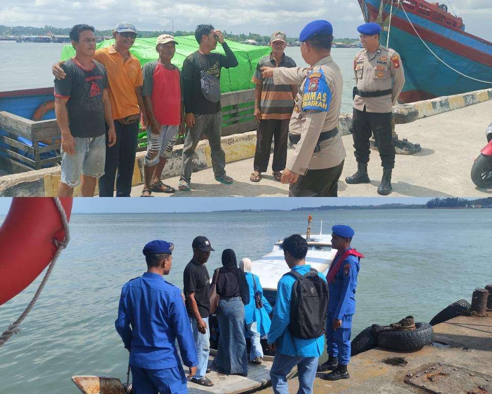 Sat Polairud Tanjungpinang Intensifkan Patroli Laut di 4 Titik, Waspadai Banjir Rob dan Cuaca Ekstrem