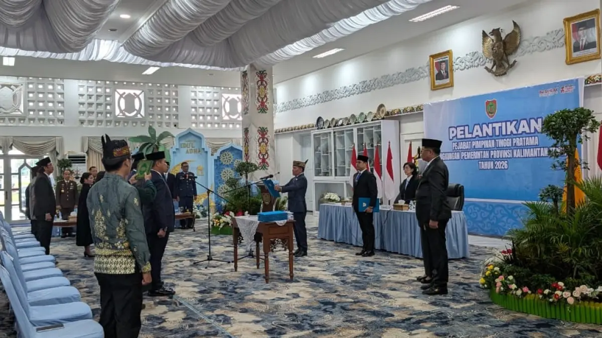 Gubernur Kalimantan Tengah Rombak Enam Pejabat Strategis, Reza Prabowo Jabat Kepala Disdik dan Agus Candra Kepala Dinas Ketahanan Pangan