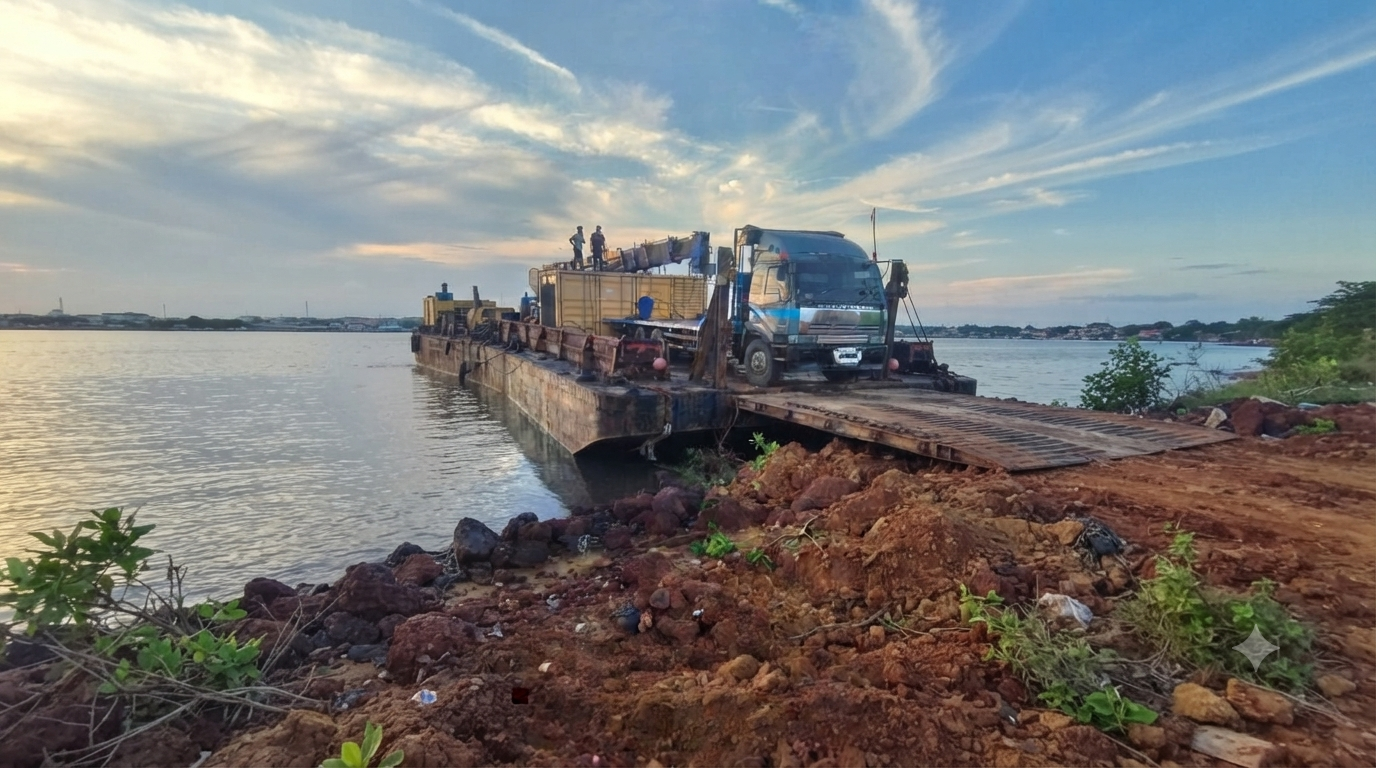 Genset 1 MW Milik PLN Tiba di Daik Lingga Usai Perjalanan Laut 20 Jam, Defisit Daya Diharapkan Berakhir