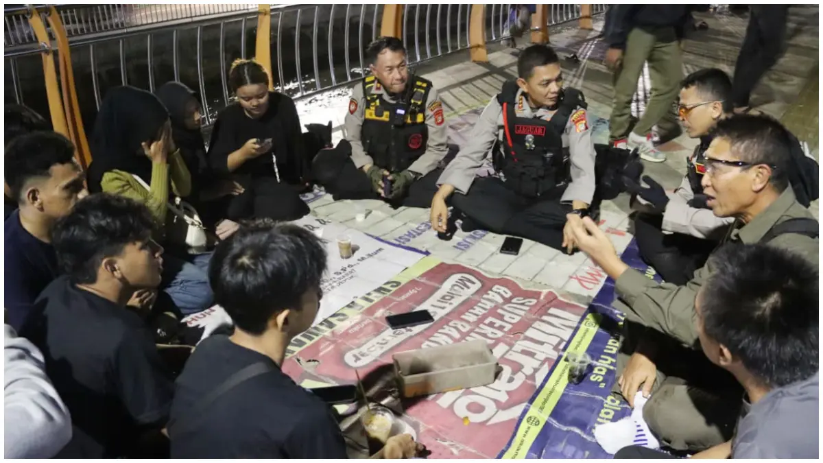 Kapolres Metro Depok Turun Langsung Pimpin Patroli Tim Jaguar di Wilayah Rawan, Berikut Suasananya