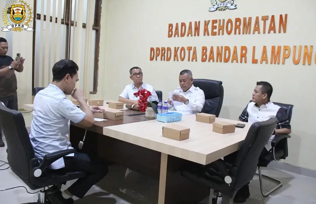 Tertidur Saat Paripurna HUT ke-344 Bandar Lampung, Anggota DPRD Indra Feriza Disanksi Teguran Lisan, Ini Alasannya