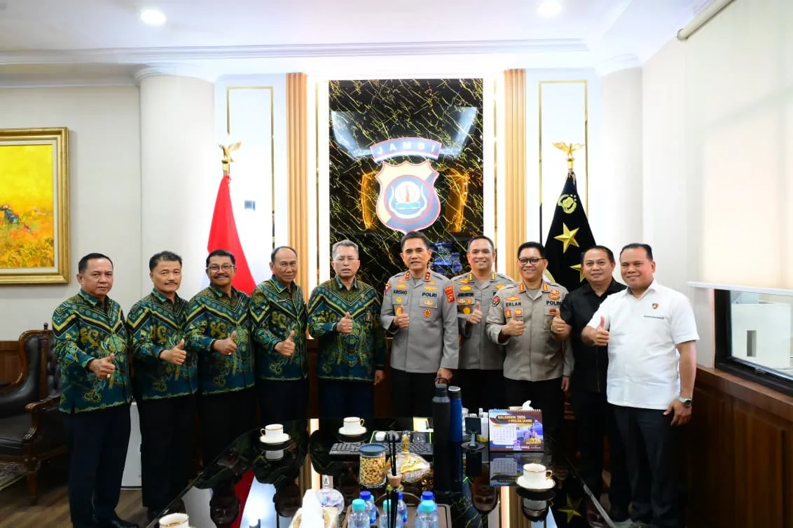 Kapolda Jambi dan Ketua Pengadilan Tinggi Jambi Perkuat Sinergi Penegakan Hukum, Ini Harapannya