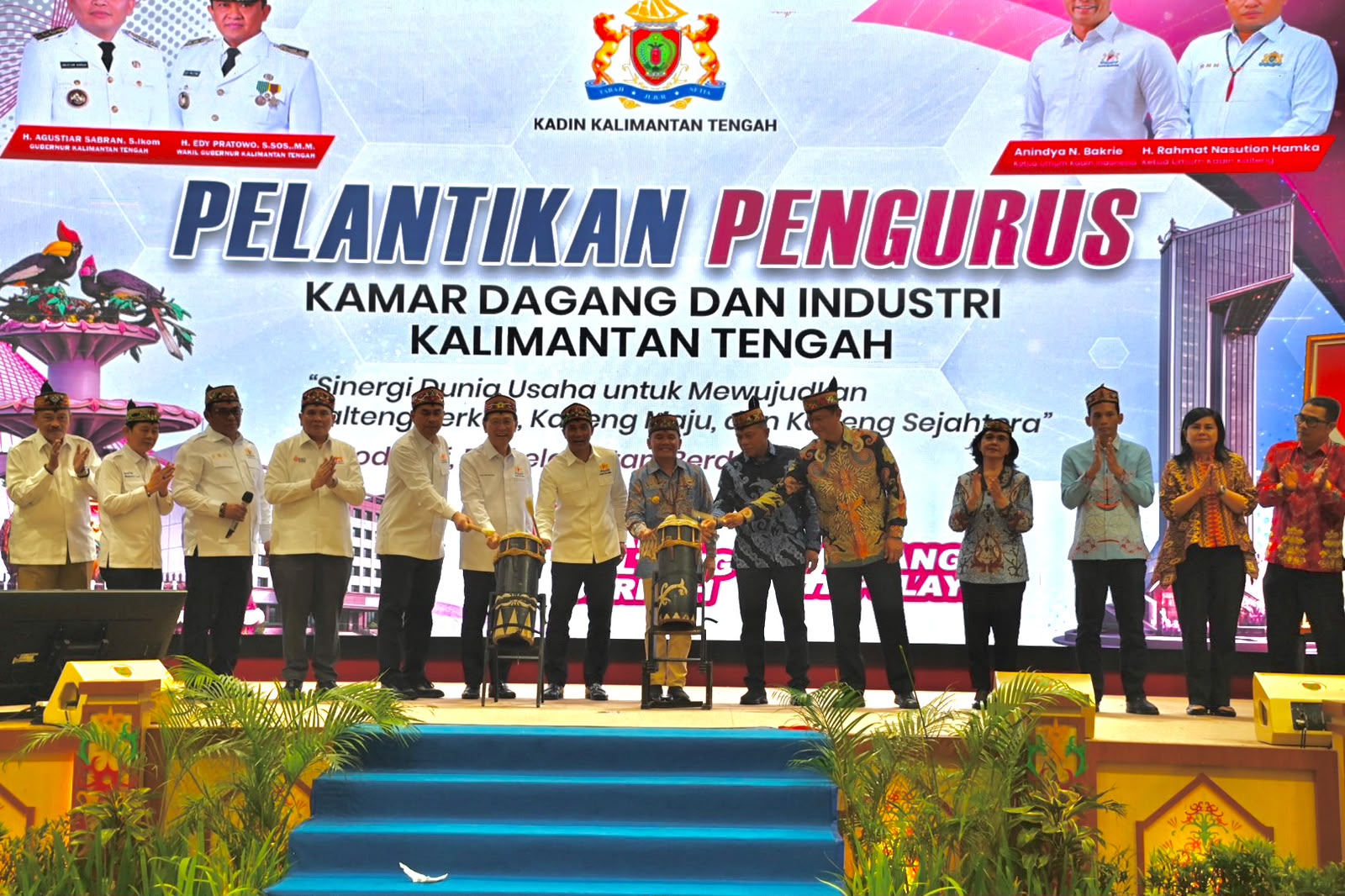 Gubernur Kalteng Agustiar Sabran Hadiri Pelantikan Kadin Masa Bakti 2026-2031, Rahmat Nasution Hamka Kembali Pimpin