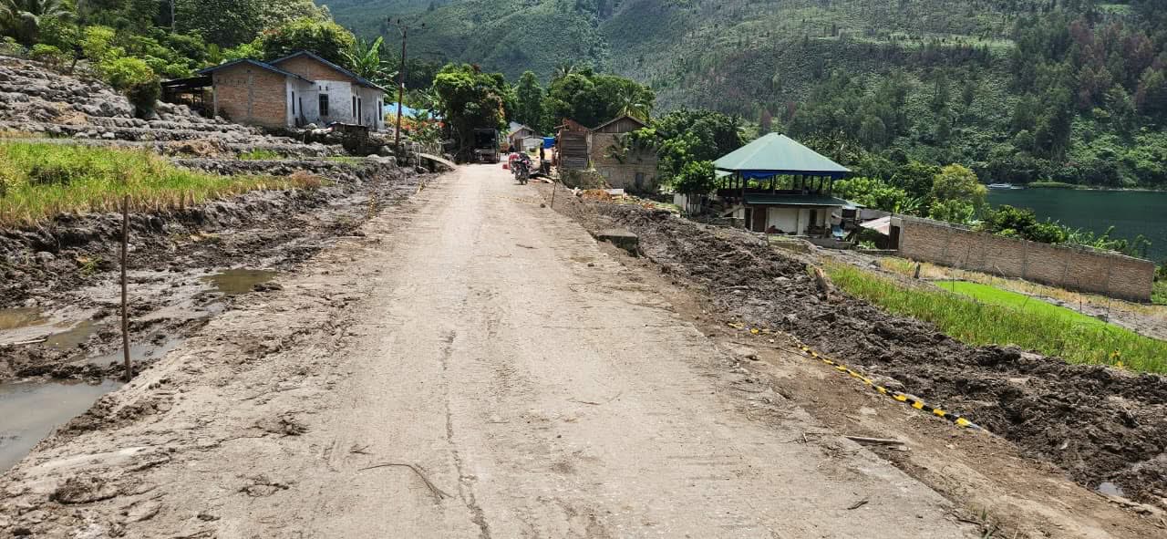 Rp27,85 Miliar Dialokasikan untuk Tingkatkan Jalan Gonting-Janji di Samosir, Proyek 5 Kilometer Mulai Pekan Lalu