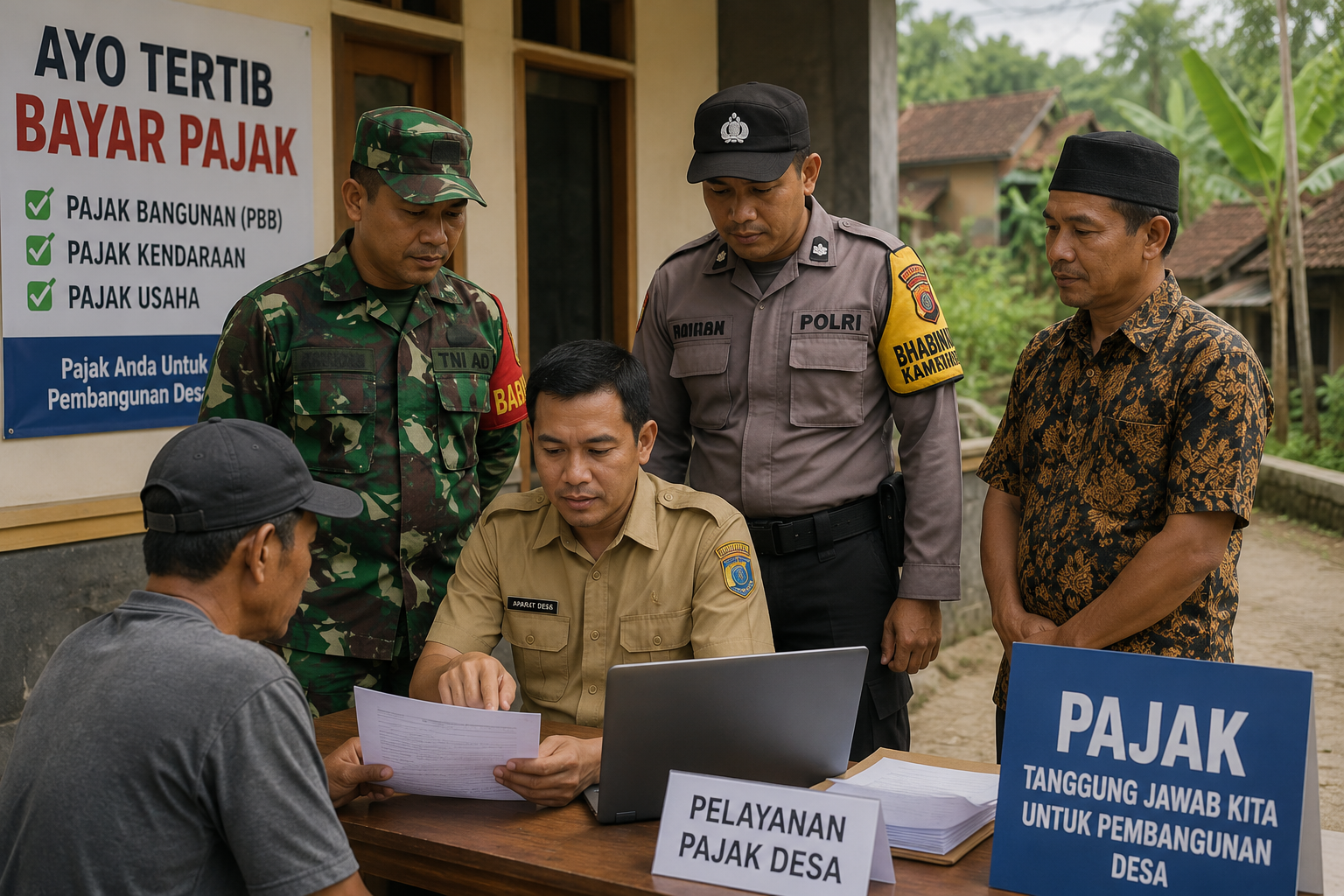 LP2K Jateng Kritik Pelibatan Babinsa dan Bhabinkamtibmas Awasi Pajak, Dinilai Ciptakan Rasa Takut di Desa