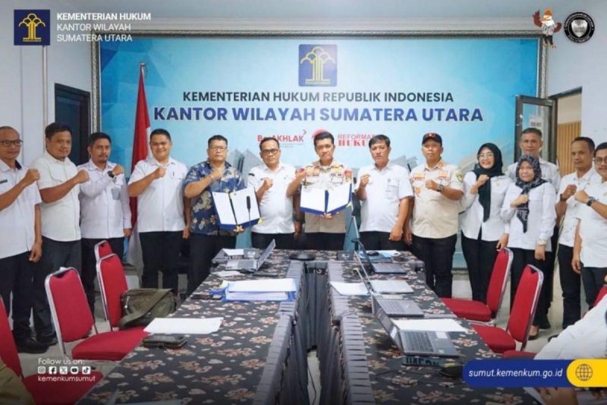 Kanwil Kemenkum Sumut Harmonisasi 7 Ranperda dan Ranperbup Asahan, Ini