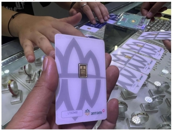 Harga Emas Antam di Sumatera Selatan Stabil Rp2.612.000 per Gram, Buyback Tak Bergerak