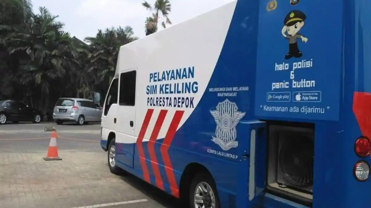 Jadwal SIM Keliling Depok Jumat 7 Agustus 2026: Lokasi Pelayanan, Biaya Perpanjangan dan Syarat Dokumen