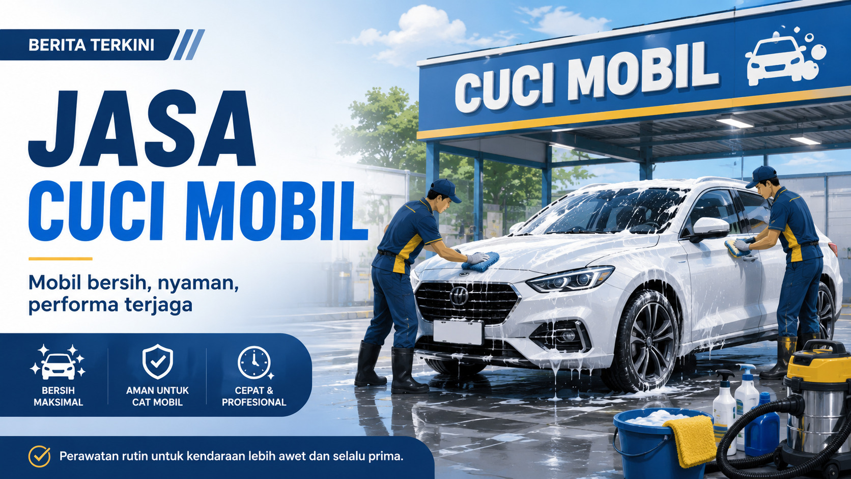 10 Rekomendasi Jasa Cuci Mobil Banda Aceh Terbaik 2026 untuk Kendaraan Bersih Maksimal