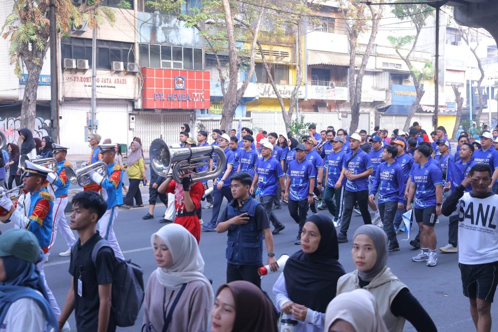 Kampanye LRT Sumsel di CFD Cinde Palembang, Ajak Warga Beralih ke Transportasi Publik Demi Kurangi Macet dan Polusi