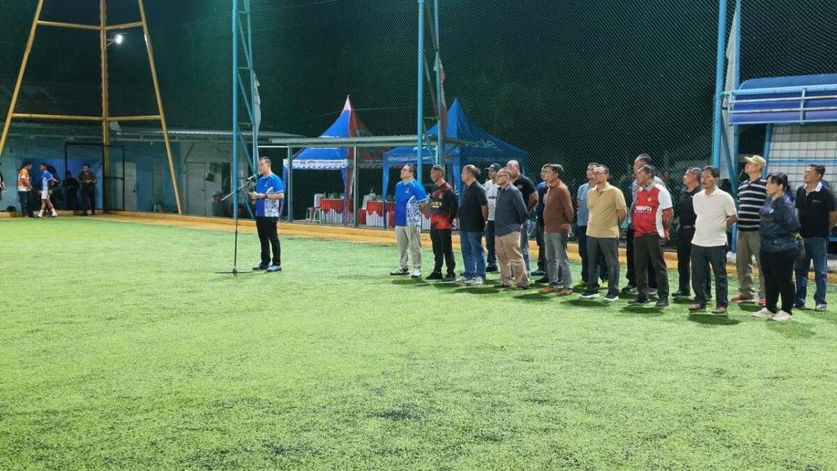 Polres Tarakan Buka Turnamen Minisoccer Kapolres Cup, 12 Tim Internal Berlaga Sambut Hari Bhayangkara ke-80