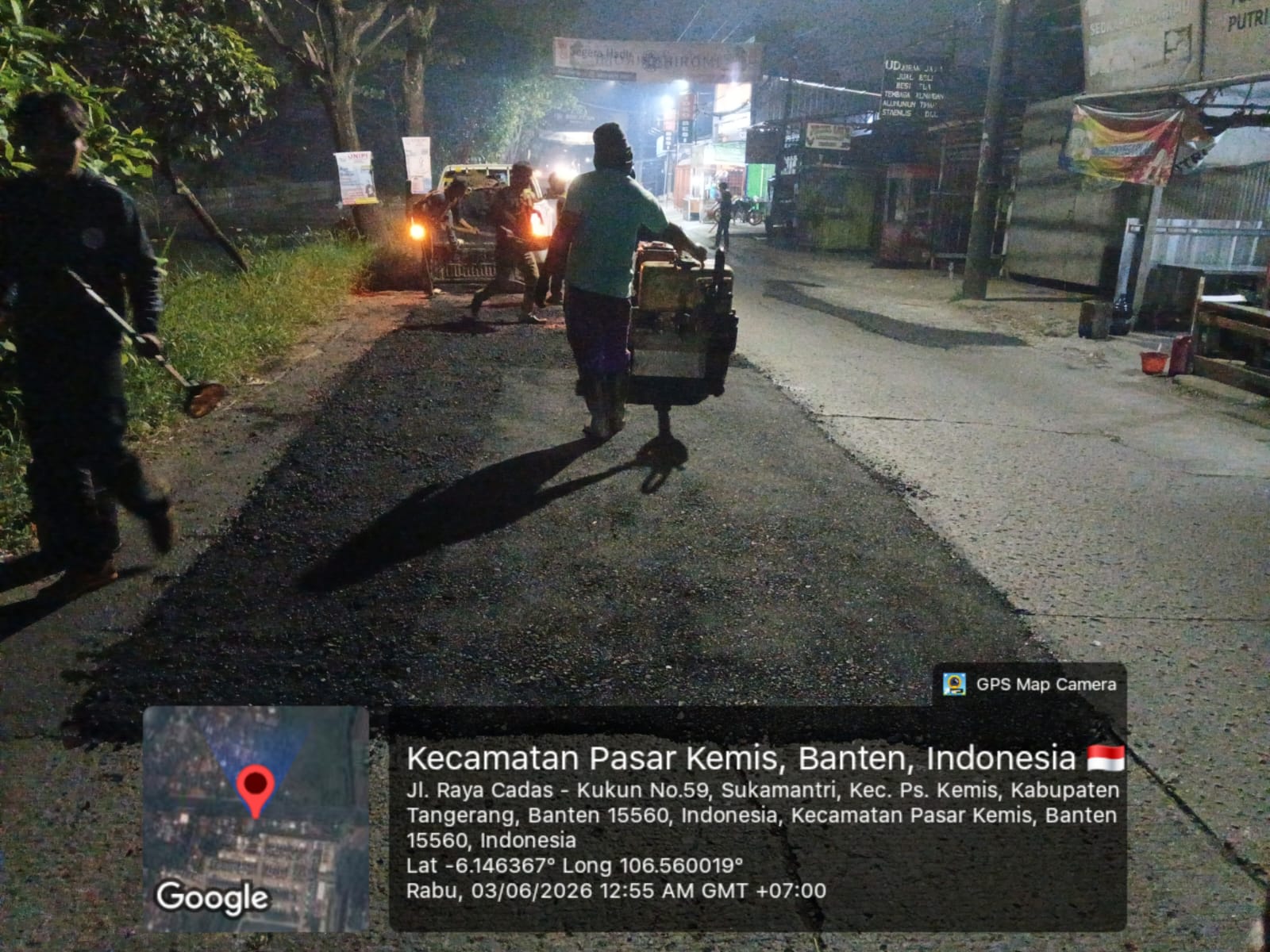 Dinas Bina Marga Tangerang Beralih ke Pengecoran Beton untuk Perbaiki Jalan Cadas–Kukun Secara Permanen