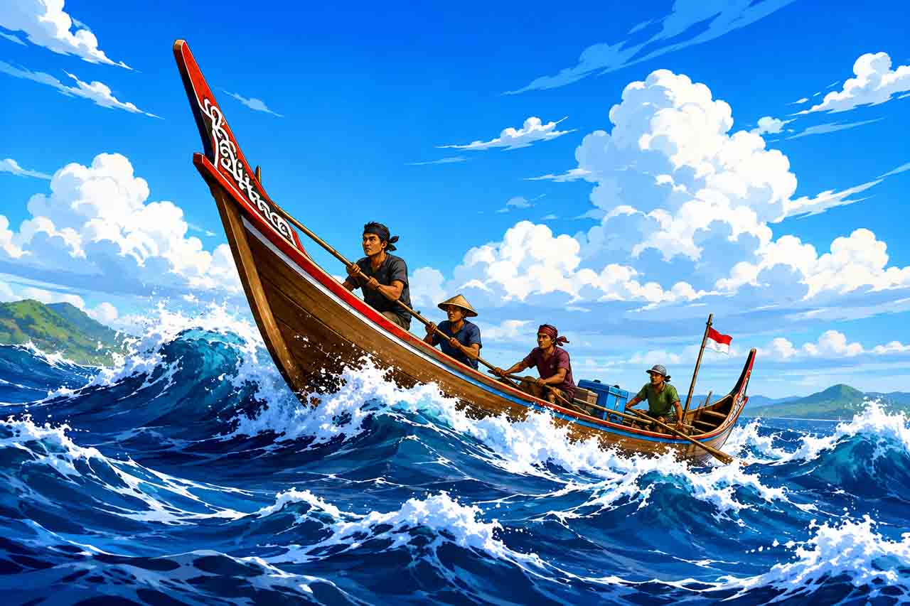 BMKG Keluarkan Peringatan Gelombang Tinggi 4 Meter di Perairan Maluku, Nelayan dan Penumpang Kapal Diminta Waspada
