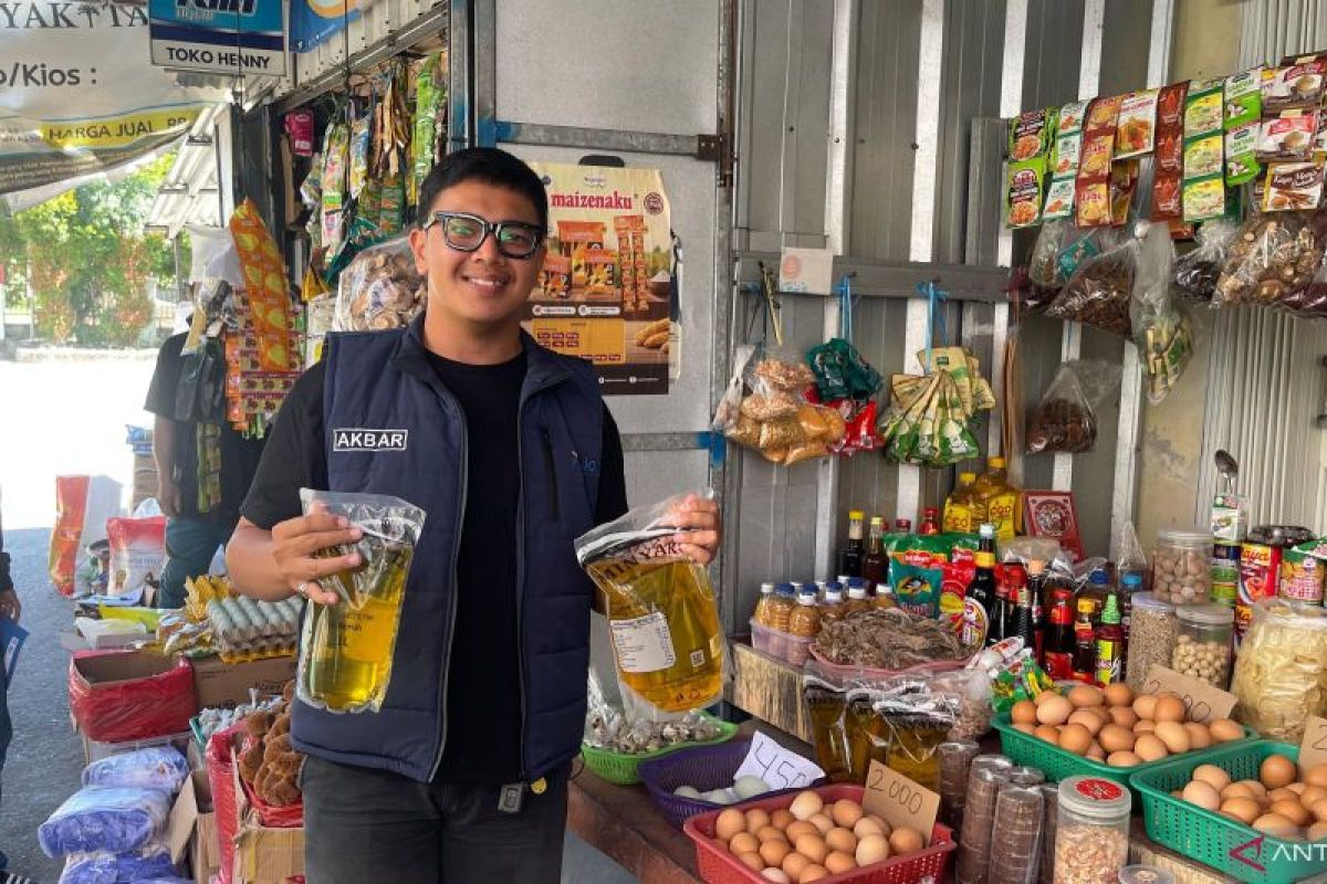 Stok Minyakita di Bulog Belitung Tembus 92.000 Liter, Harga Distribusi ke Pedagang Rp14.250 per Liter