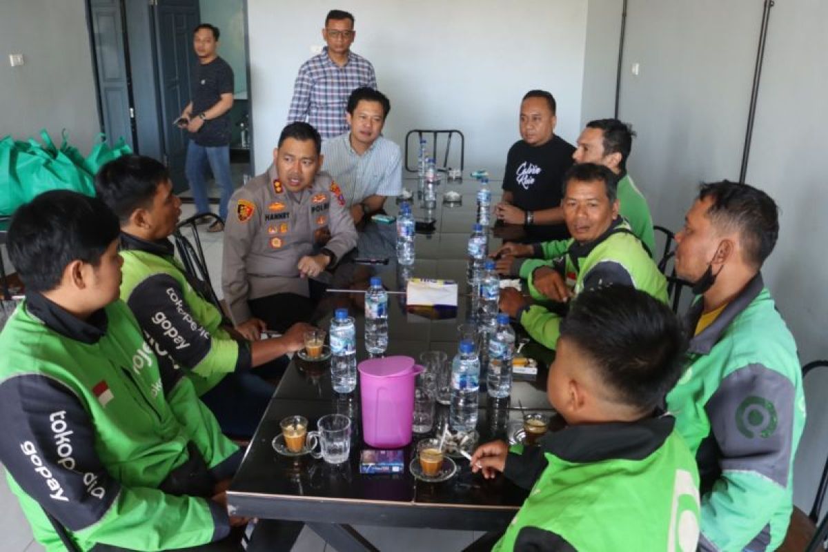 Kapolres Langkat Ajak Pengemudi Ojol Jadi Mata dan Telinga Polisi Jelang HUT RI ke-81