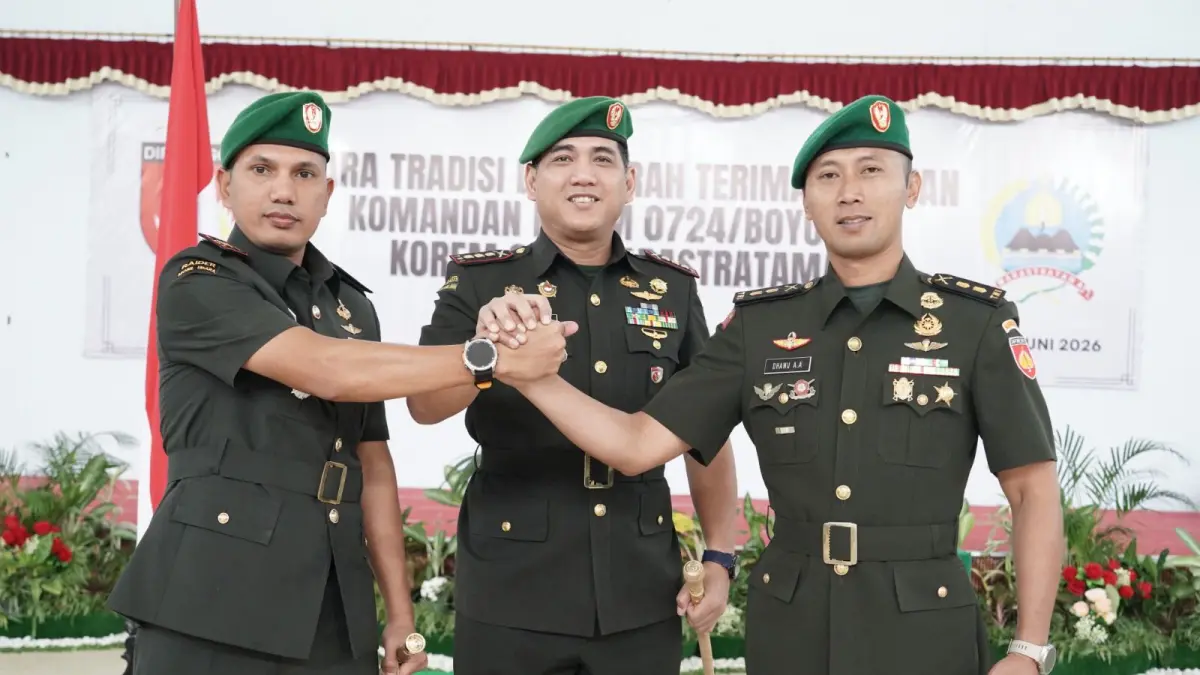Letkol Inf Gunawan Nurbathin Resmi Jabat Dandim Boyolali, Gantikan Pejabat Lama di Kodim 0724