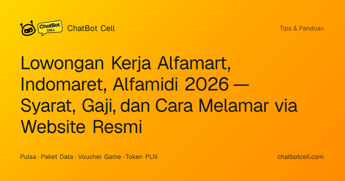 Awas Modus Penipuan Lowongan Kerja Indomaret/Alfamart, Kenali Ciri-cirinya