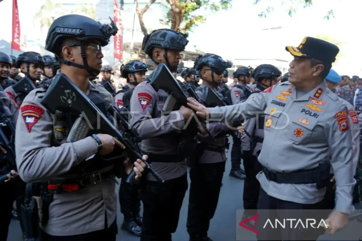 1.425 Personel Gabungan Disiagakan di Makassar Jelang Aksi 27 Agustus, Kapolda Sulsel Ingatkan Batasan Hukum