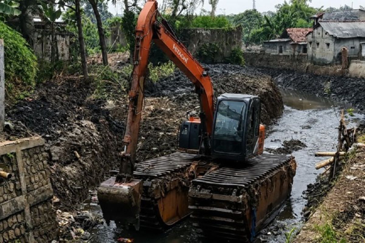 Kali Serua Ciledug Tangerang Dilebarkan Jadi 6 Meter, Normalisasi 900 Meter untuk Redam Banjir