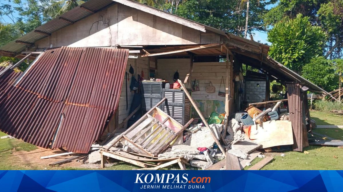 Gempa M 7,7 Guncang Sulawesi Utara, 3 Orang Luka dan 2 Rumah Rusak di Kepulauan Sangihe