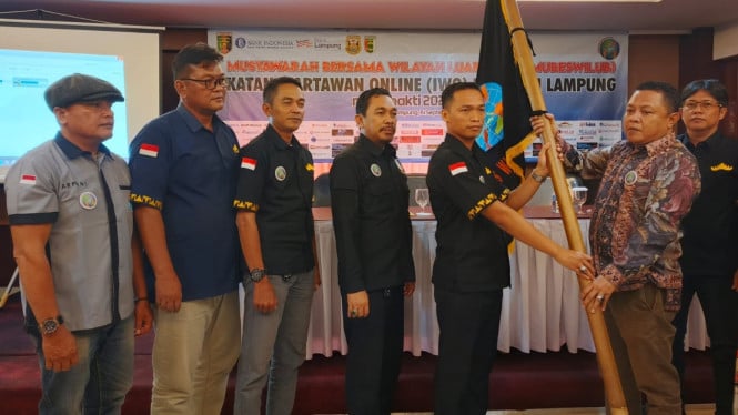 Ketua IWO Lampung Aprohan Tolak Piagam Polda karena Dinilai Cederai Independensi Pers