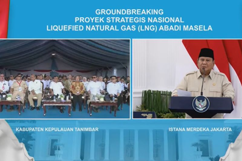 Presiden Prabowo Sebut Proyek LNG Abadi Masela di Maluku Jadi Proyek Strategis yang Ditunggu Tiga Dekade