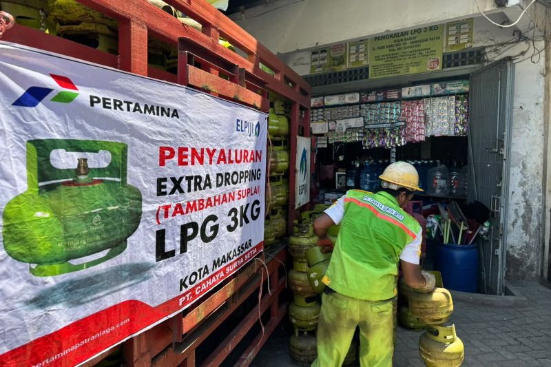 Pertamina Tambah Pasokan Elpiji 3 Kg di Sulselbar, Extra Dropping 193.200 Tabung per Hari