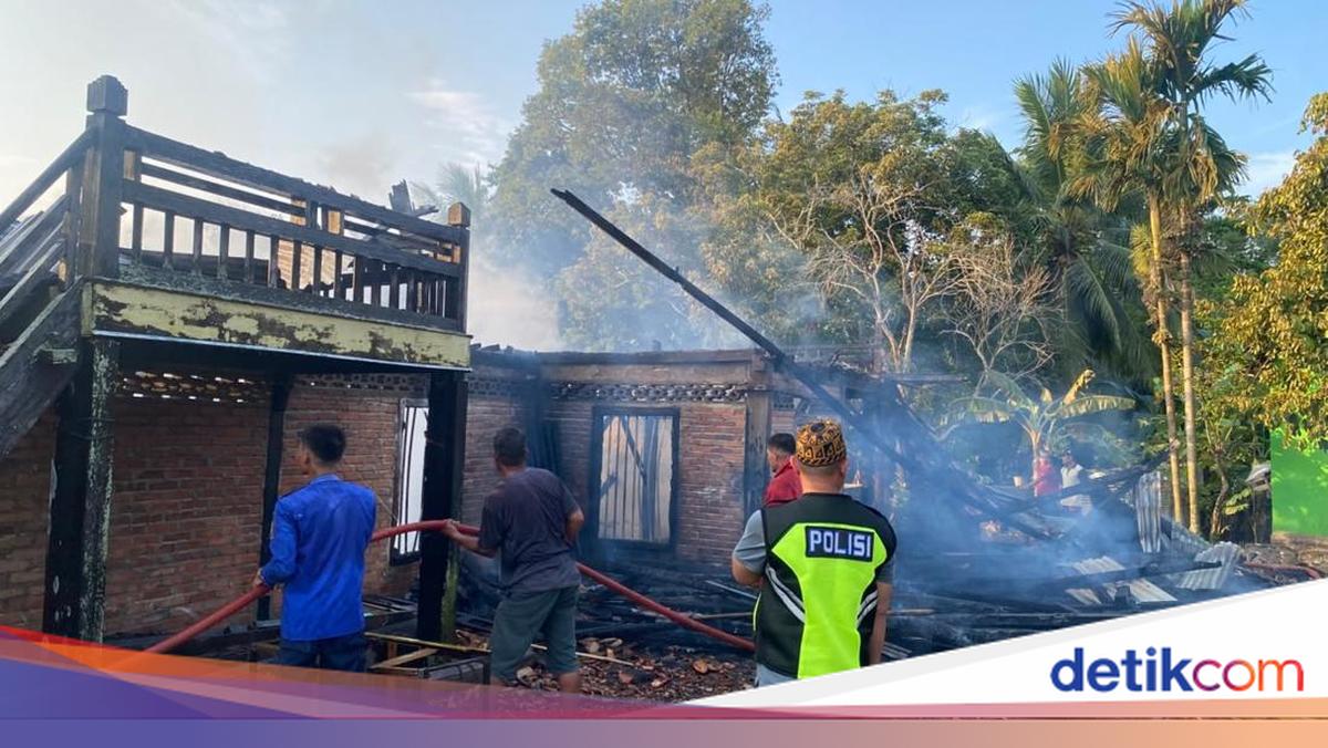 Rumah Semi Permanen di Ogan Ilir Ludes Terbakar, Kerugian Capai Rp 250 Juta Akibat Korsleting Listrik