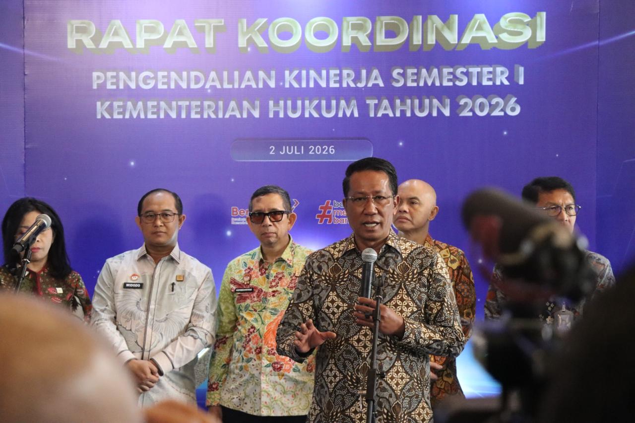Kemenkum Sumsel Tindaklanjuti Arahan Rakor Pengendalian Kinerja, Fokus pada Akselerasi Anggaran dan Digitalisasi Pelayanan