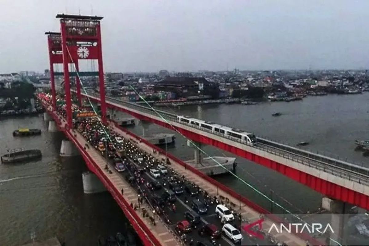 Diskon LRT Sumsel Rp43 Pakai QRIS Sambut HUT ke-1.343 Palembang, Berlaku 4 Hari ke Stasiun Ampera