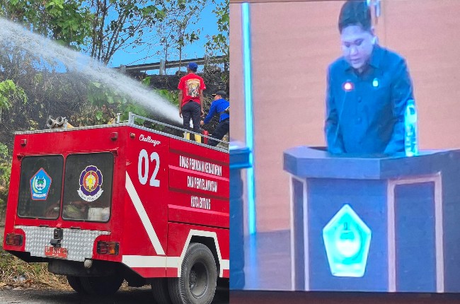 Wakil Wali Kota Bitung Randito Maringka Apresiasi Gerak Cepat Damkar Antisipasi Kebakaran Saat El Nino