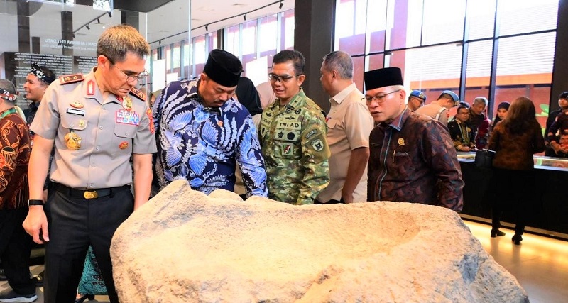 Menteri Kebudayaan Fadli Zon Resmikan Museum Sriwijaya Dharmakirti di Muaro Jambi, Kapolda Teken Kerja Sama Pengamanan