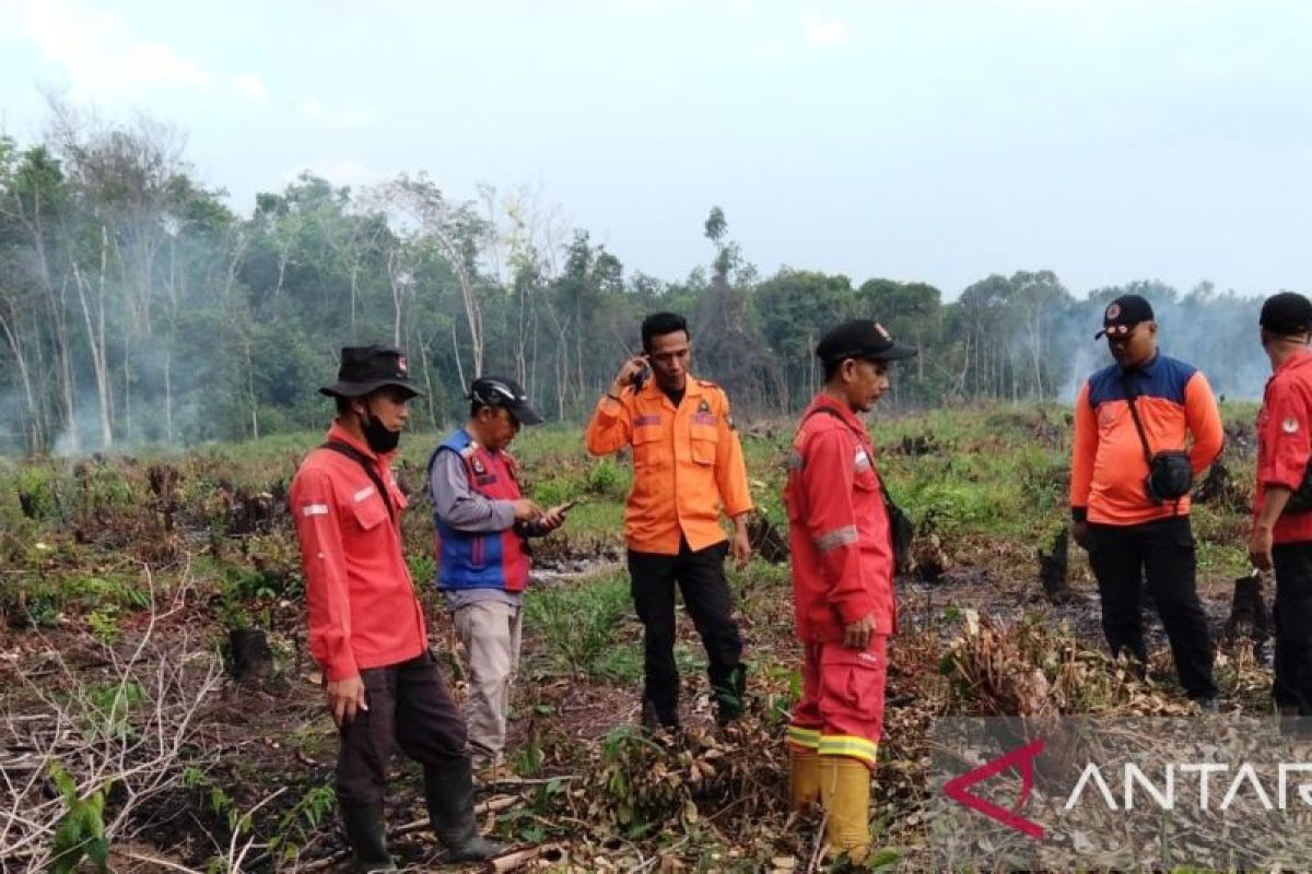 BPBD Muara Enim Patroli Tiga Kecamatan Rawan Karhutla, Enam Hektare Lebih Lahan Gambut Hangus