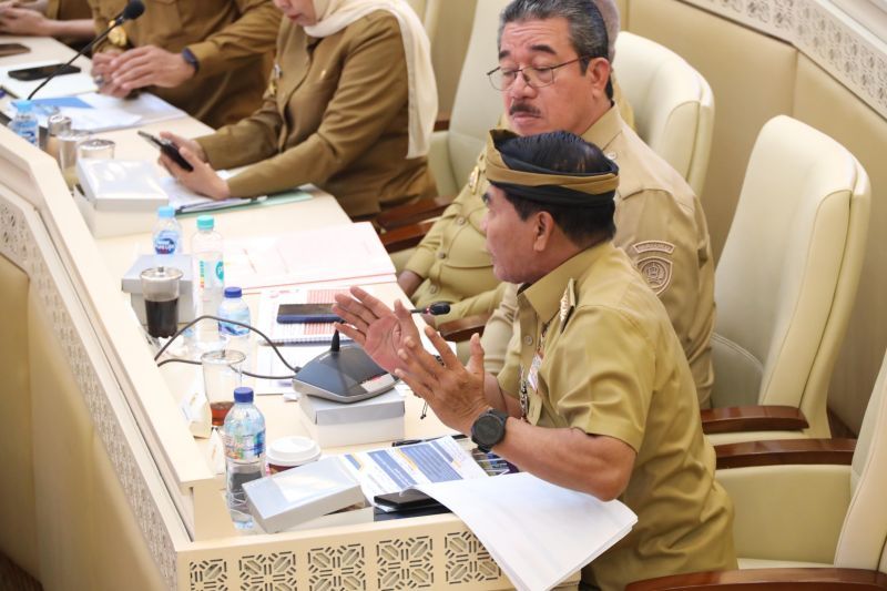 Gubernur Kaltara Usul Optimalisasi HGU Telantar di RDP Komisi II DPR RI, Singgung Kampung dan Makam Leluhur Warga