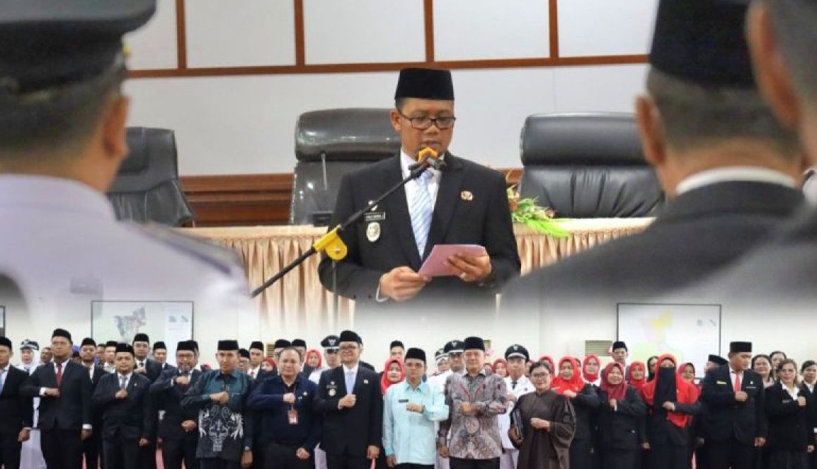 Pemkot Tanjungbalai Lantik 54 Pejabat, Wawako: Jabatan Bukan Hadiah
