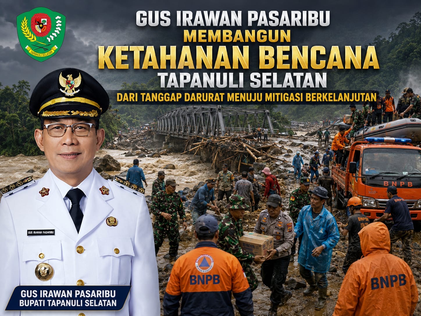 3.000 Jiwa Terdampak Banjir Tapanuli Selatan, Pemkab Fokus Normalisasi Sungai dan Pemulihan Ekonomi Warga