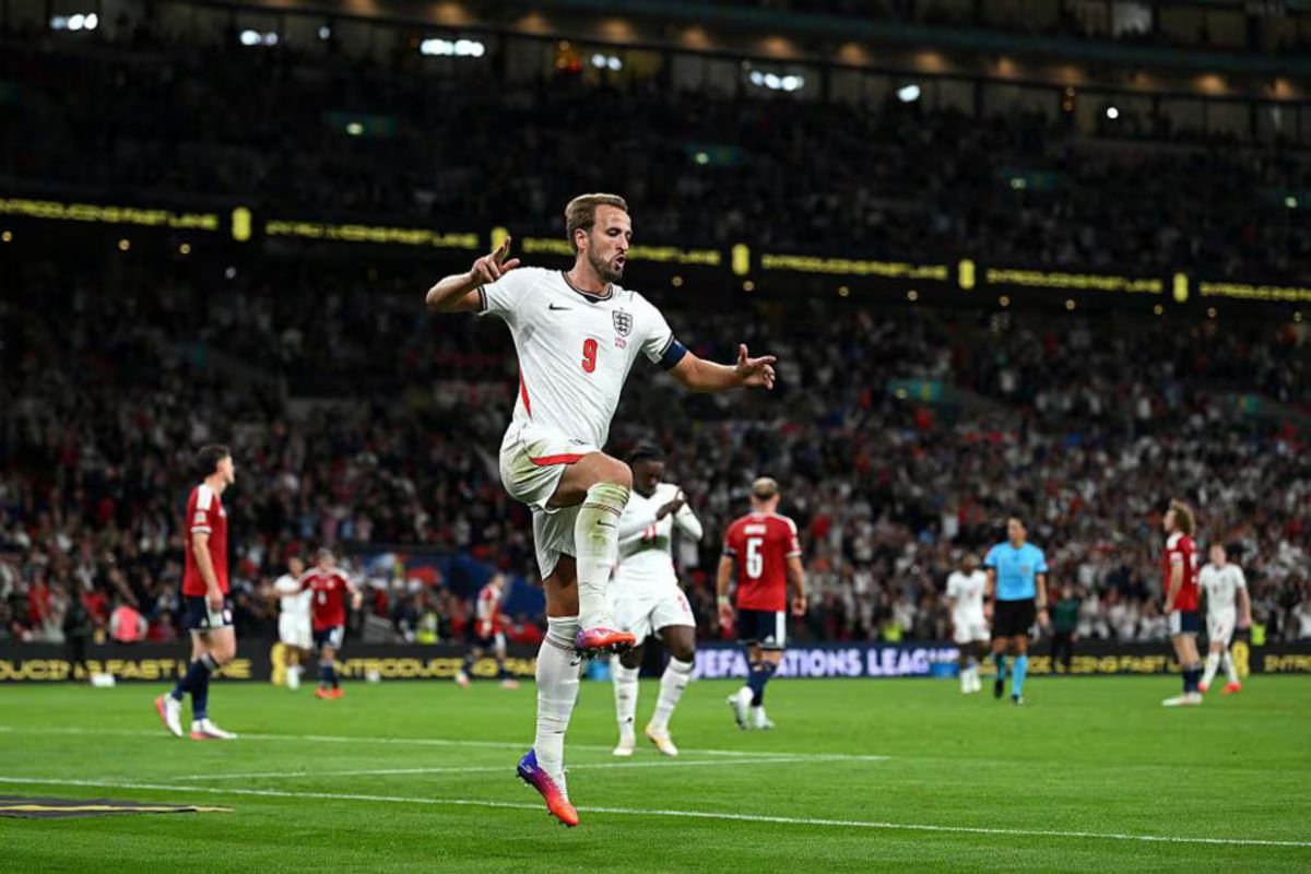 Inggris Bungkam Republik Ceko 3-0 di Wembley, Harry Kane Borong Dua Gol