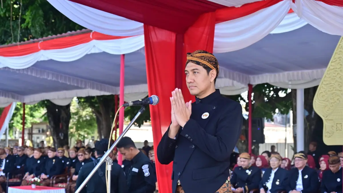 Plt Bupati Sukoharjo Eko Sapto Pimpin Upacara HUT ke-80, Gantikan Etik Suryani yang Ditangkap KPK