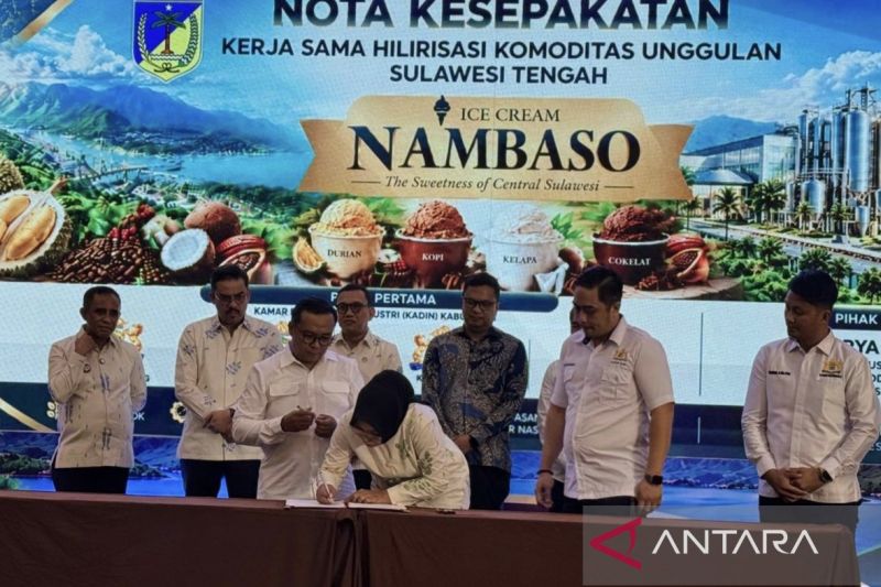 Kadin Parigi Moutong Dorong Hilirisasi Durian, Kakao, Kelapa, dan Kopi Lewat Es Krim Nambaso