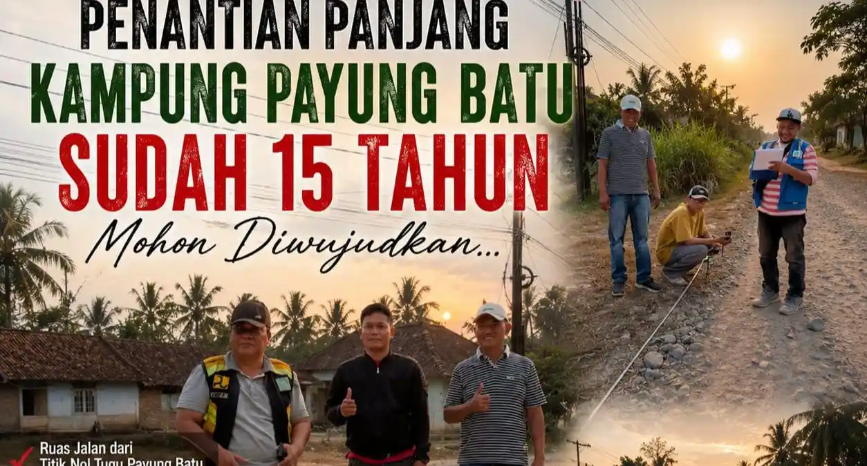 Warga 7 Kampung di Lampung Tengah Sudah 15 Tahun Menanti Aspal, Jalan Tugu Payung Batu-Nyukang Harjo Jadi Tumpuan Ekonomi
